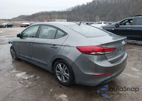 2018 Hyundai Elantra Sel из США, поврежденный, VIN 5NPD84LF3JH299683